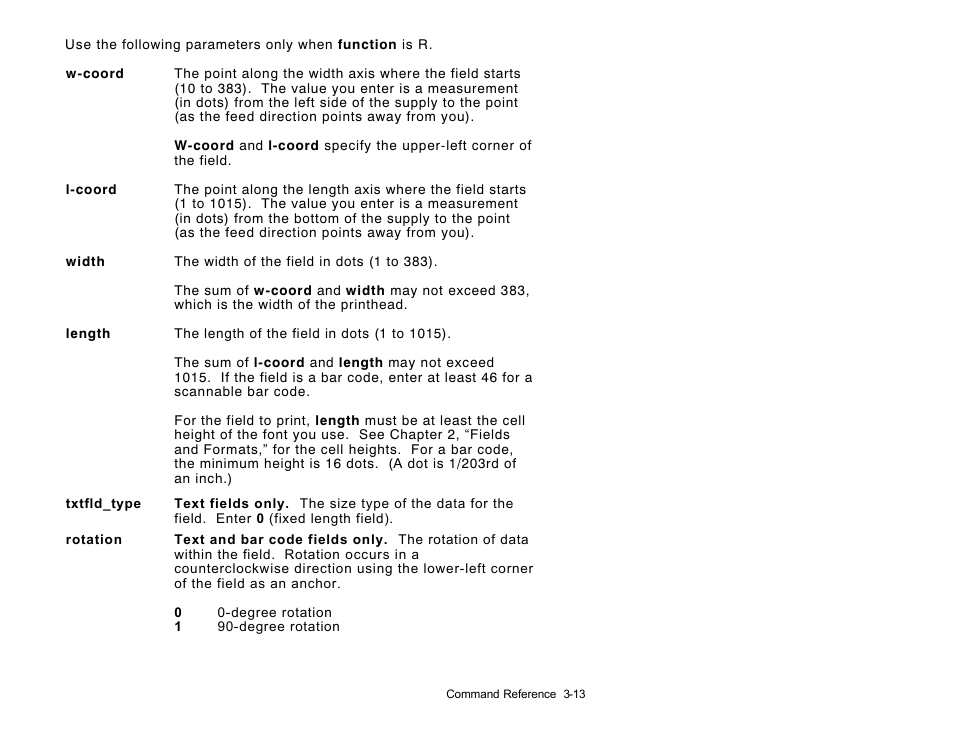 Avery Dennison Sierra Sport2 9460 RCL Commands Programmer Manual User Manual | Page 43 / 84