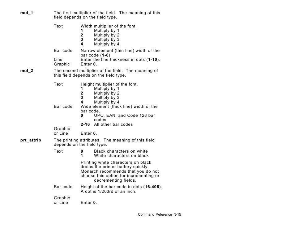Avery Dennison Sierra Sport2 9460 RCL Commands Programmer Manual User Manual | Page 45 / 84