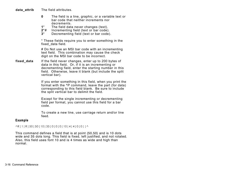 Avery Dennison Sierra Sport2 9460 RCL Commands Programmer Manual User Manual | Page 46 / 84