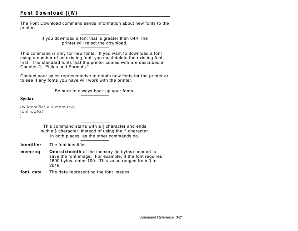 Avery Dennison Sierra Sport2 9460 RCL Commands Programmer Manual User Manual | Page 51 / 84