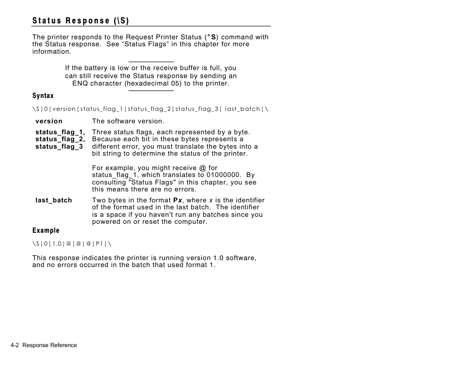 Avery Dennison Sierra Sport2 9460 RCL Commands Programmer Manual User Manual | Page 54 / 84
