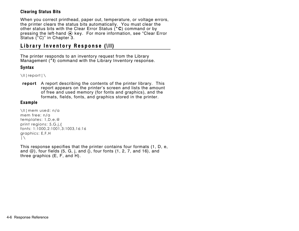 Avery Dennison Sierra Sport2 9460 RCL Commands Programmer Manual User Manual | Page 58 / 84
