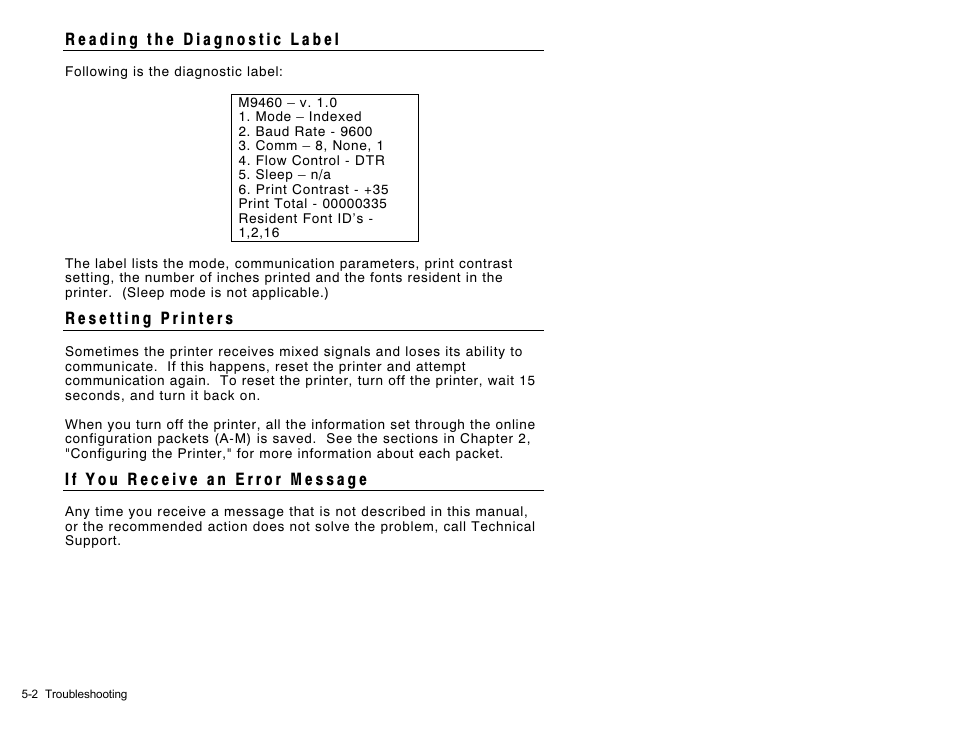 Avery Dennison Sierra Sport2 9460 RCL Commands Programmer Manual User Manual | Page 60 / 84