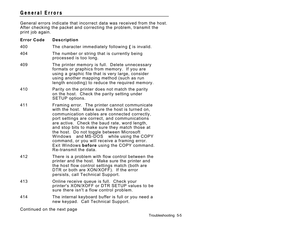 Avery Dennison Sierra Sport2 9460 RCL Commands Programmer Manual User Manual | Page 63 / 84