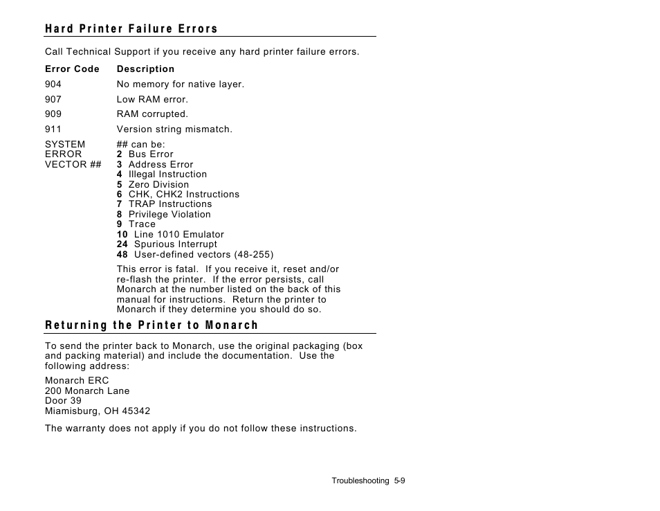 Avery Dennison Sierra Sport2 9460 RCL Commands Programmer Manual User Manual | Page 67 / 84