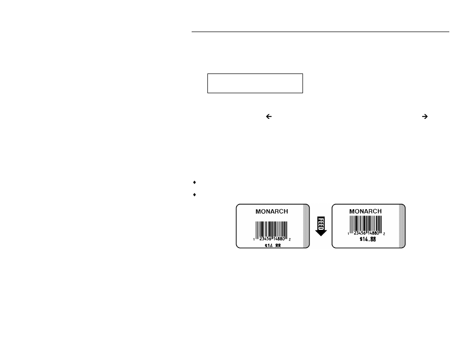 Changing the position settings, Setting the print position, Changing the position settings -8 | Setting the print position -8 | Avery Dennison Monarch 9855 Operator Handbook User Manual | Page 42 / 134
