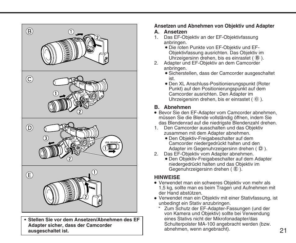 Canon XL User Manual | Page 21 / 44