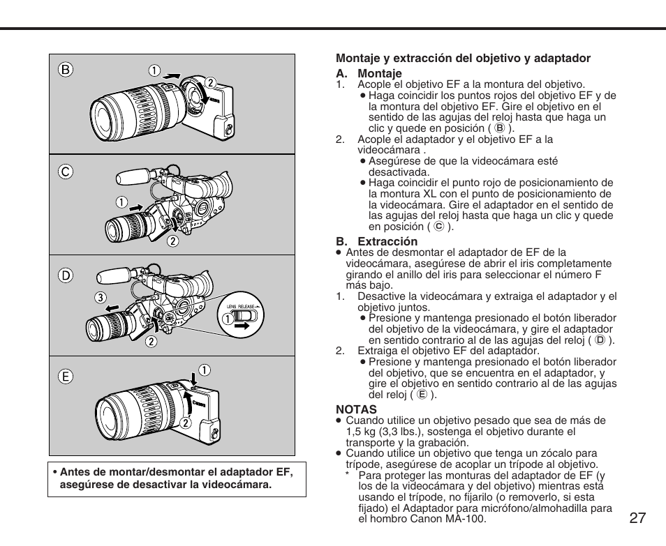 Canon XL User Manual | Page 27 / 44