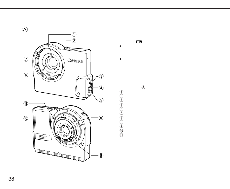 Canon XL User Manual | Page 38 / 44