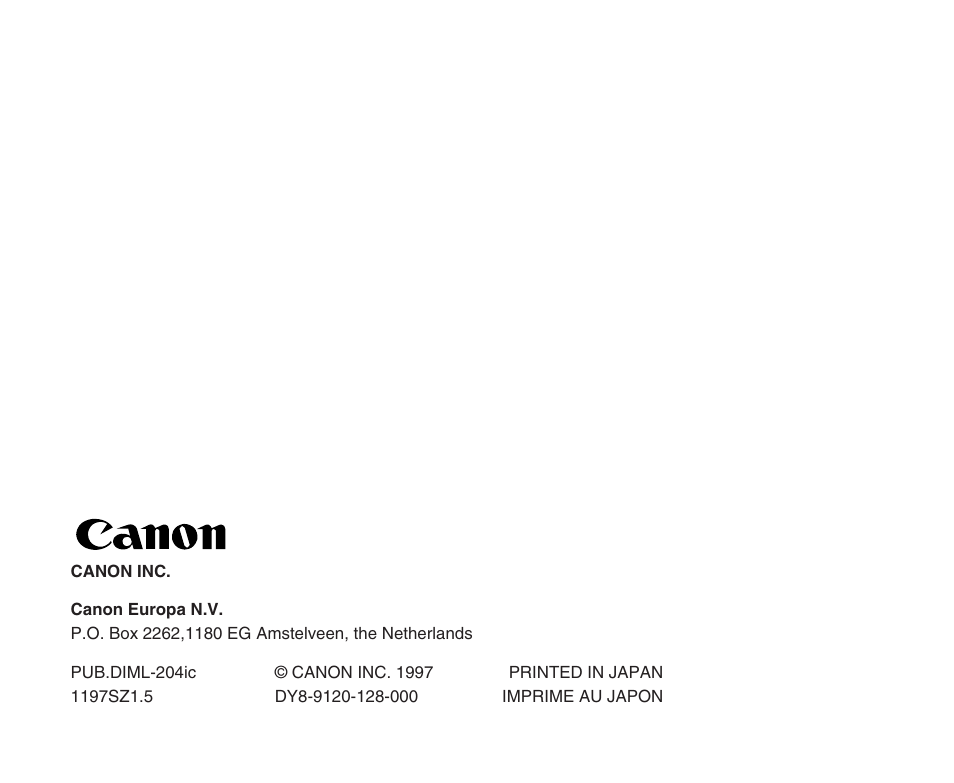 Canon XL User Manual | Page 44 / 44