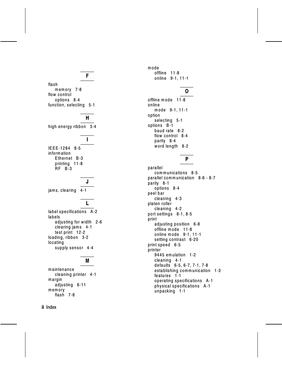 Avery Dennison Monarch 9860 Operator Handbook User Manual | Page 114 / 118