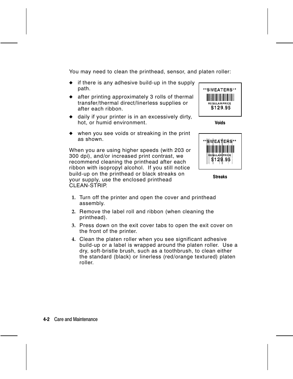 Avery Dennison Monarch 9860 Operator Handbook User Manual | Page 26 / 118