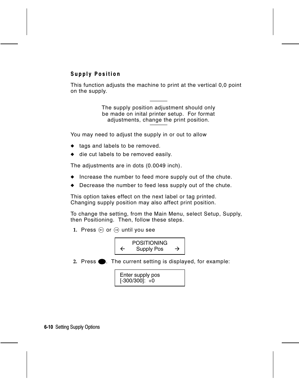 Avery Dennison Monarch 9860 Operator Handbook User Manual | Page 48 / 118