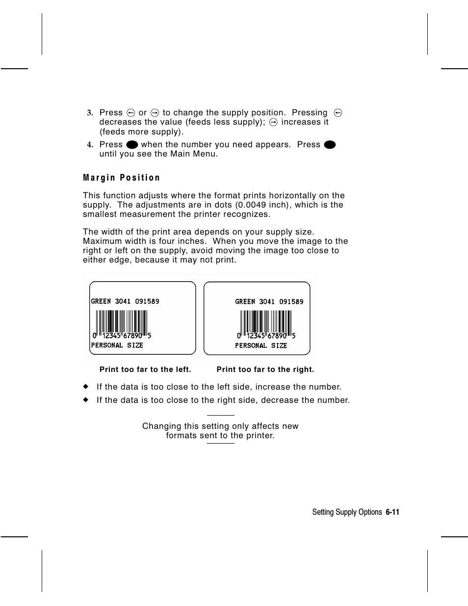 Avery Dennison Monarch 9860 Operator Handbook User Manual | Page 49 / 118