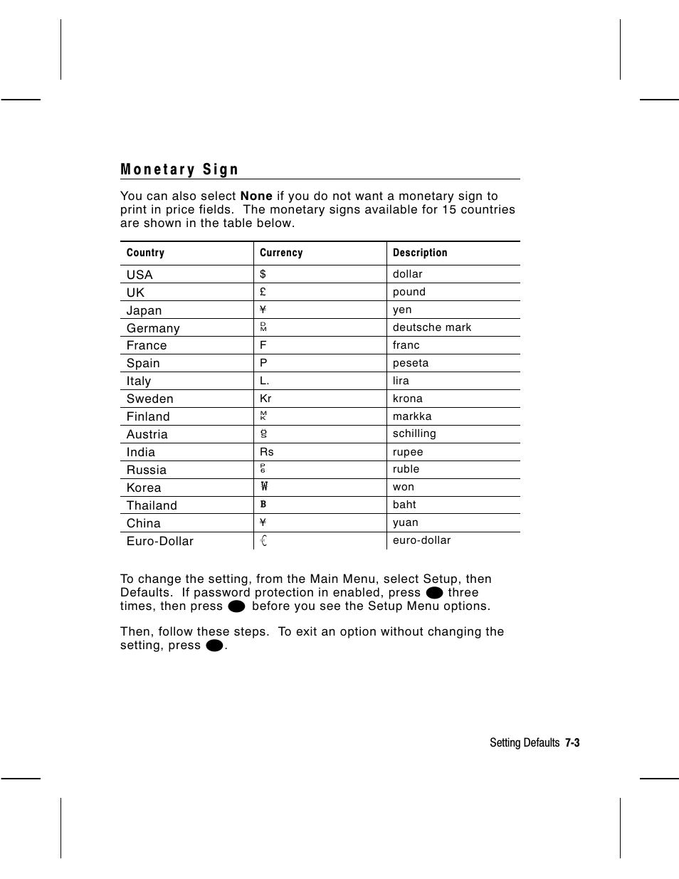 Avery Dennison Monarch 9860 Operator Handbook User Manual | Page 61 / 118