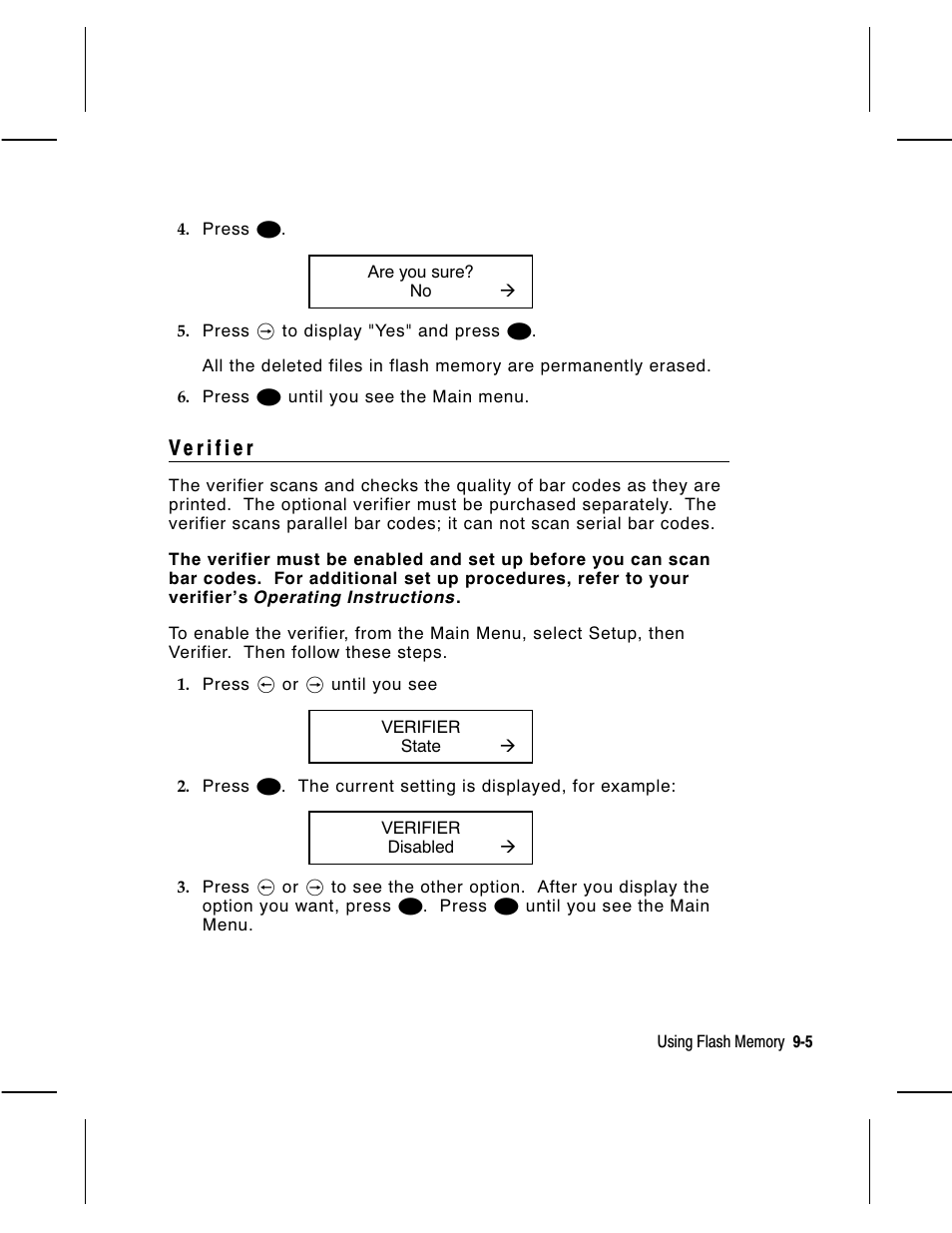 Avery Dennison Monarch 9860 Operator Handbook User Manual | Page 79 / 118