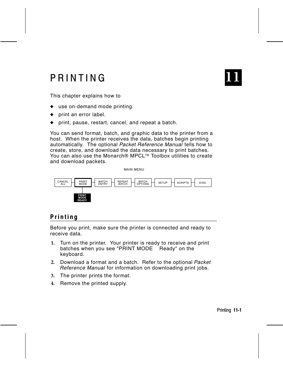 Avery Dennison Monarch 9860 Operator Handbook User Manual | Page 87 / 118