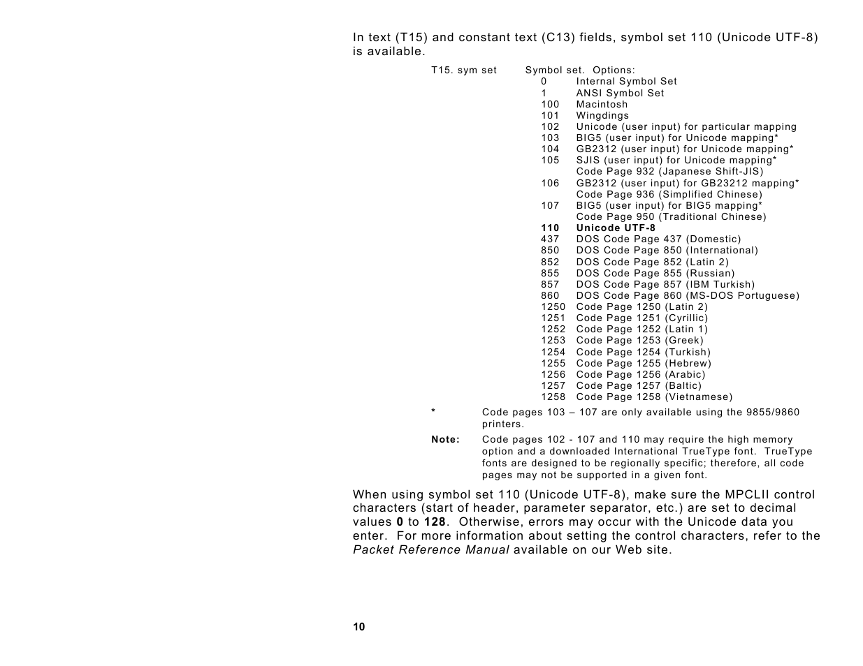 Avery Dennison Monarch 9860 Programmer Manual Addendum2 User Manual | Page 10 / 14