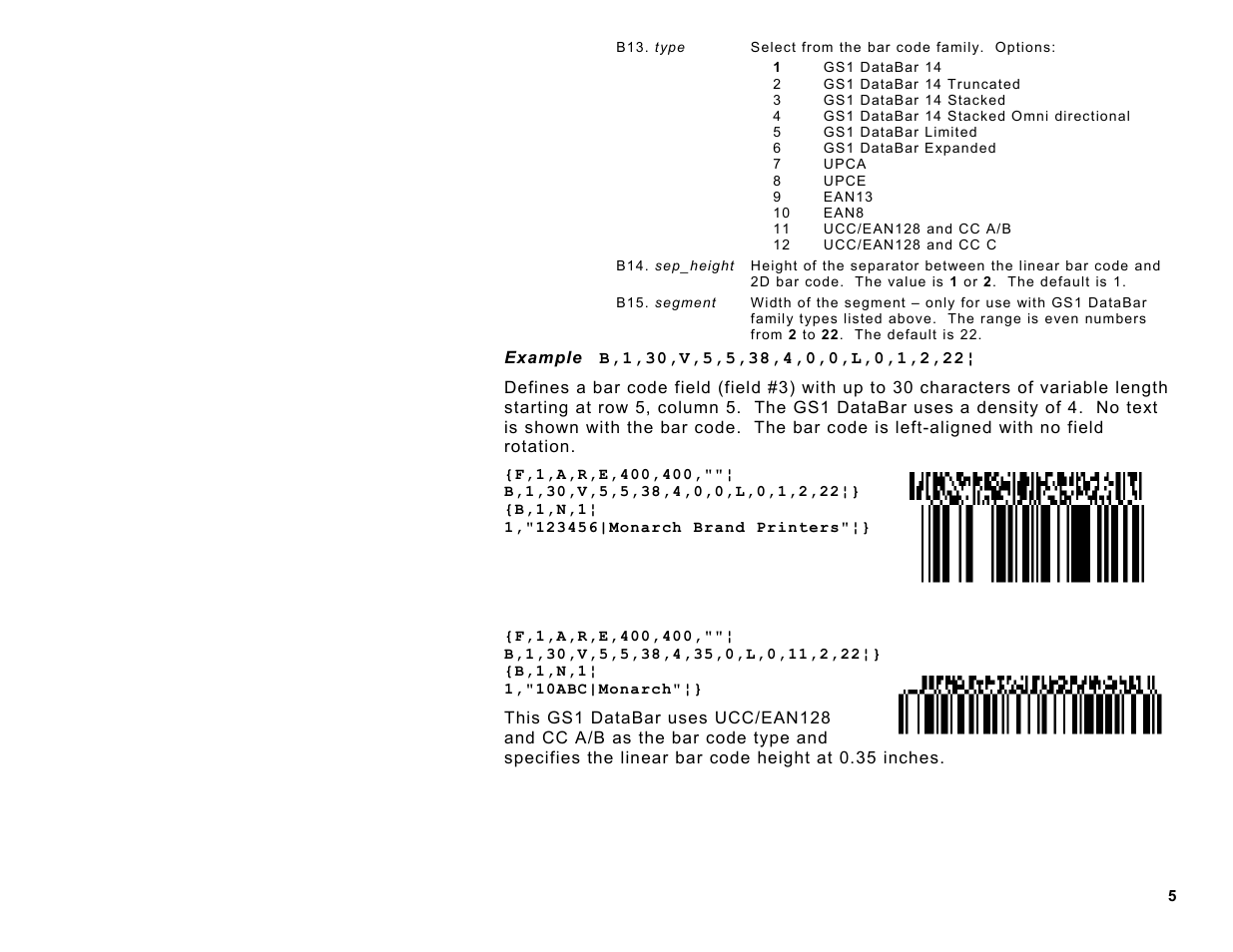 Avery Dennison Monarch 9860 Programmer Manual Addendum2 User Manual | Page 5 / 14