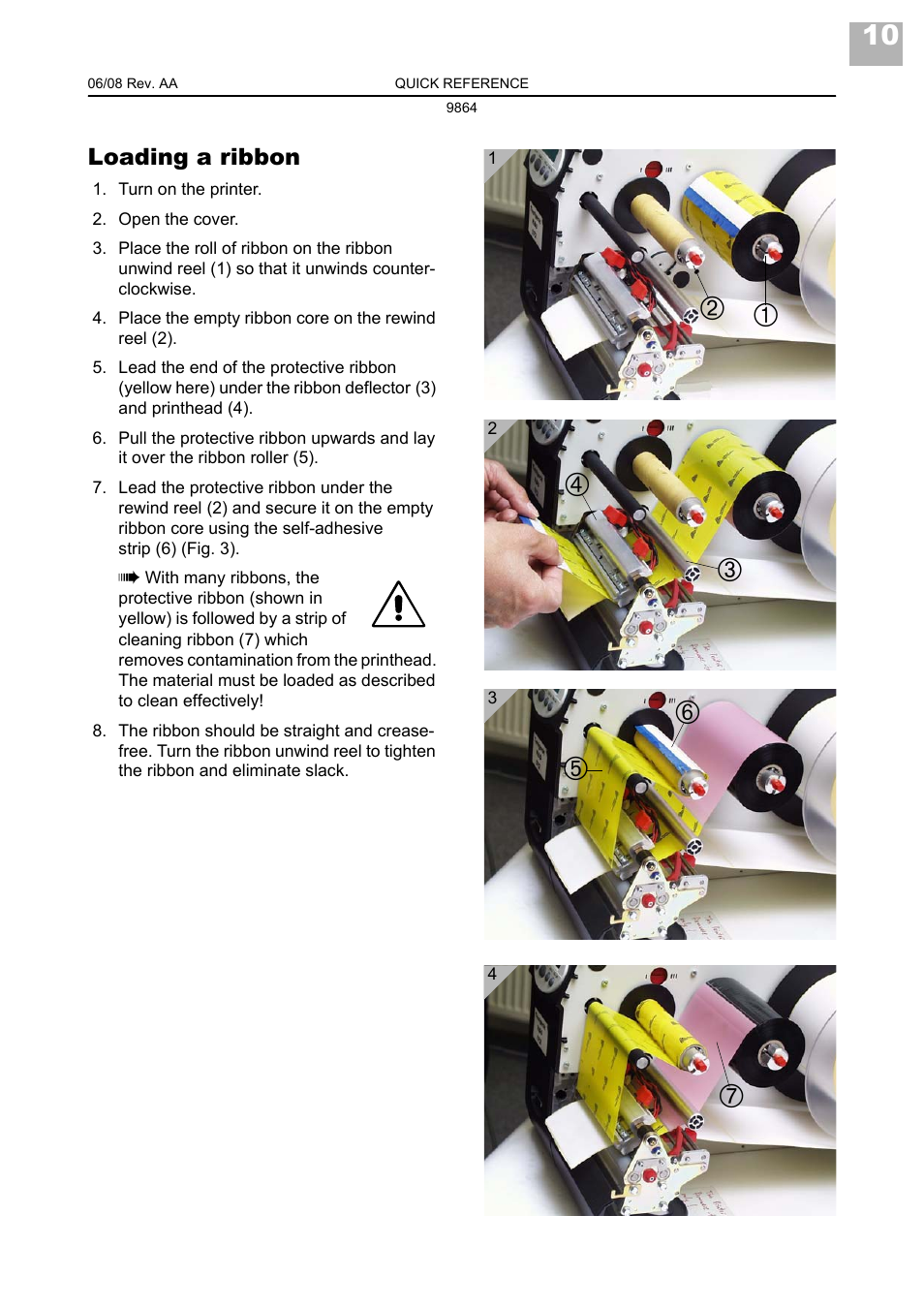 Avery Dennison Monarch 9864 Quick Reference User Manual | Page 12 / 28