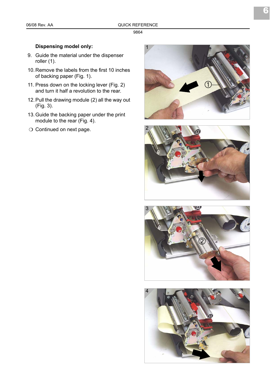 Avery Dennison Monarch 9864 Quick Reference User Manual | Page 8 / 28