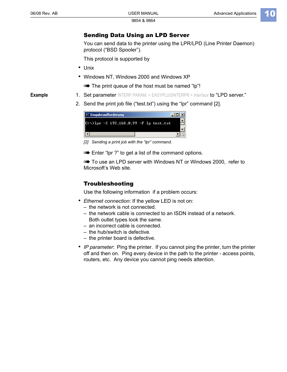 Avery Dennison Monarch 9864 Advanced Applications User Manual | Page 10 / 21