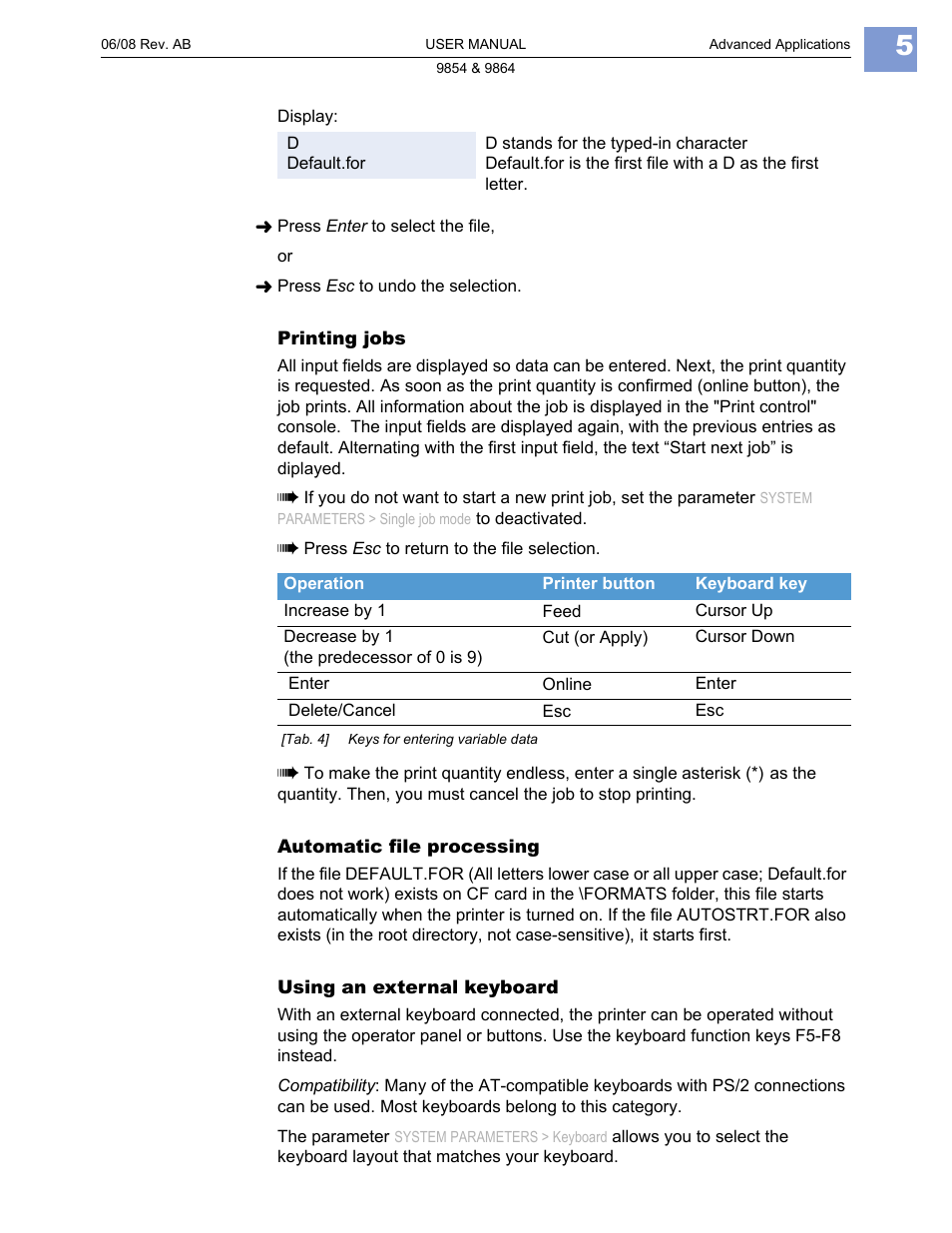Avery Dennison Monarch 9864 Advanced Applications User Manual | Page 5 / 21