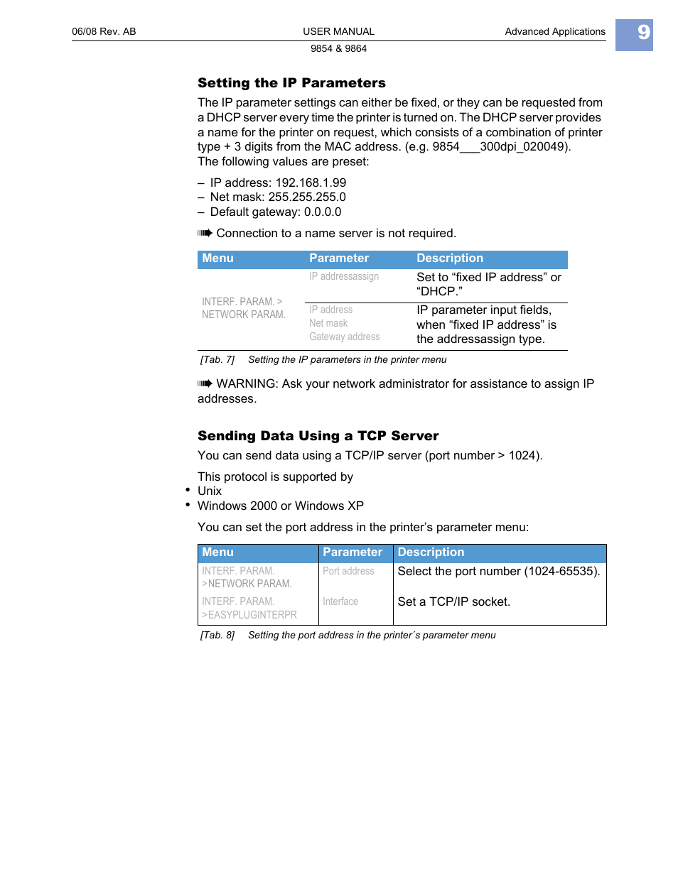 Avery Dennison Monarch 9864 Advanced Applications User Manual | Page 9 / 21