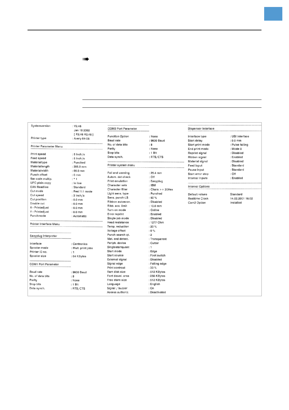 Print info, Printer status | Avery Dennison Monarch 9864 Info Printouts and Parameters User Manual | Page 14 / 111