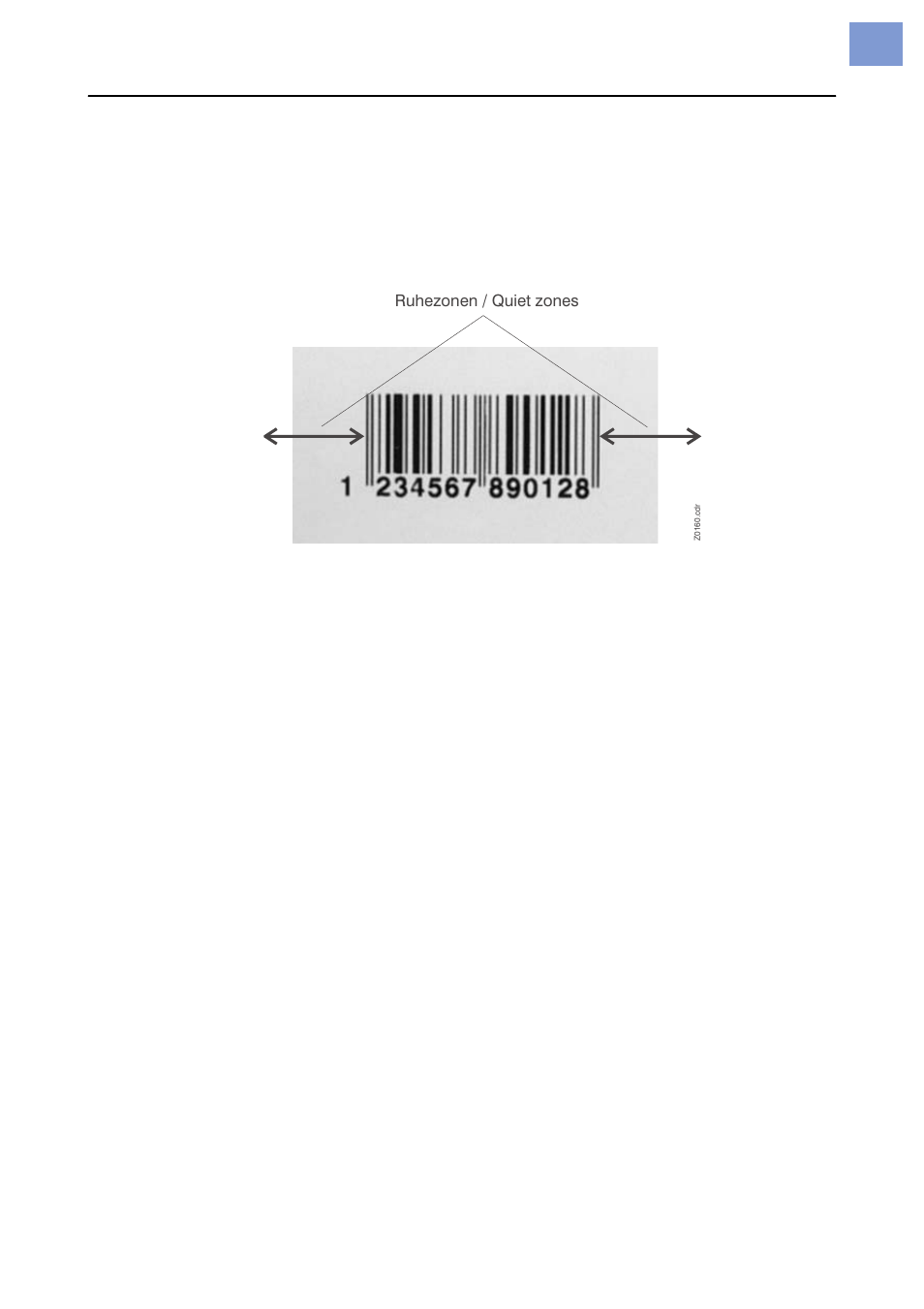 Notes about bar code application, Quiet zones | Avery Dennison Monarch 9864 Bar Code Information User Manual | Page 17 / 19