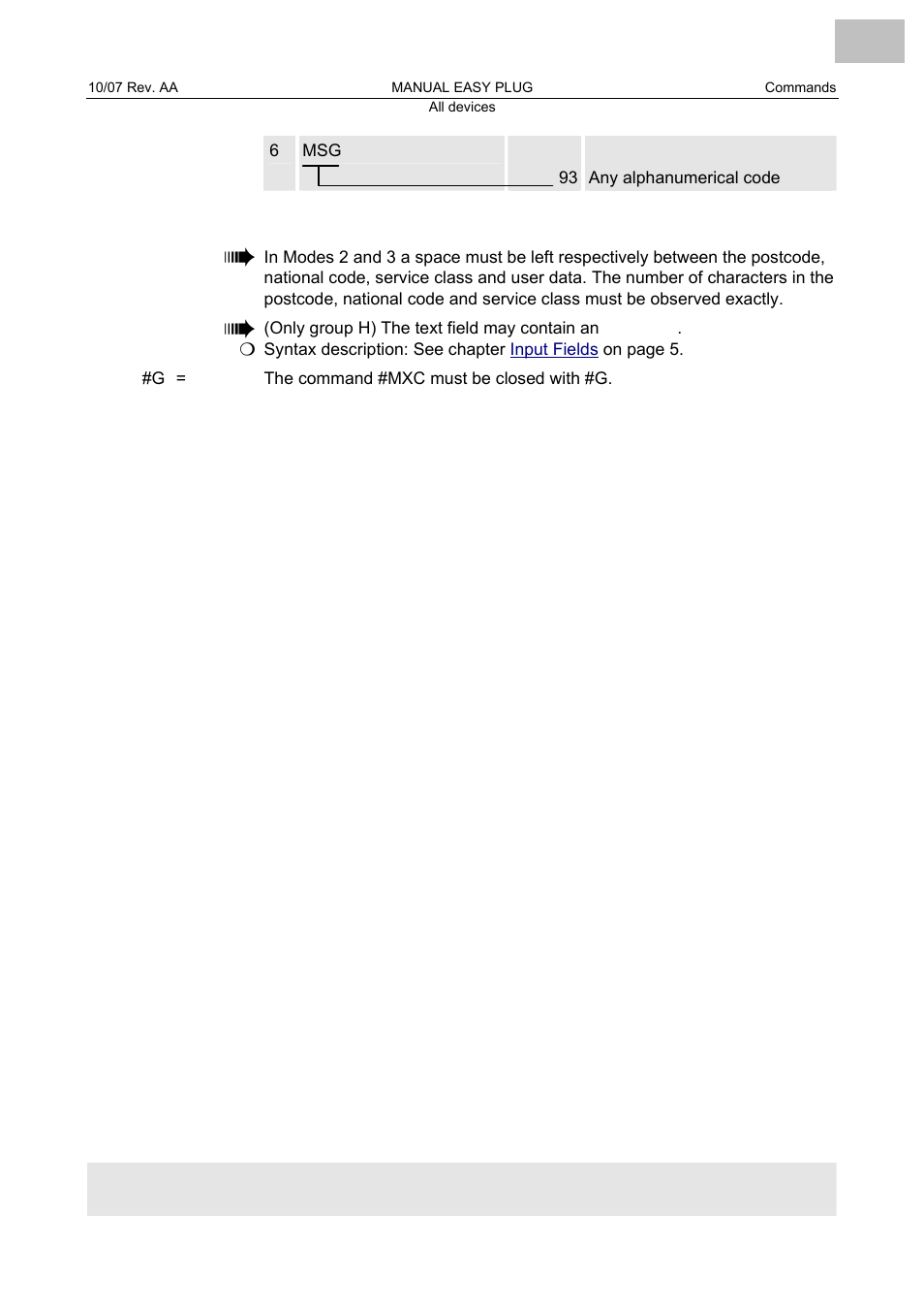 Avery Dennison Monarch 9864 Description of Commands User Manual | Page 56 / 119