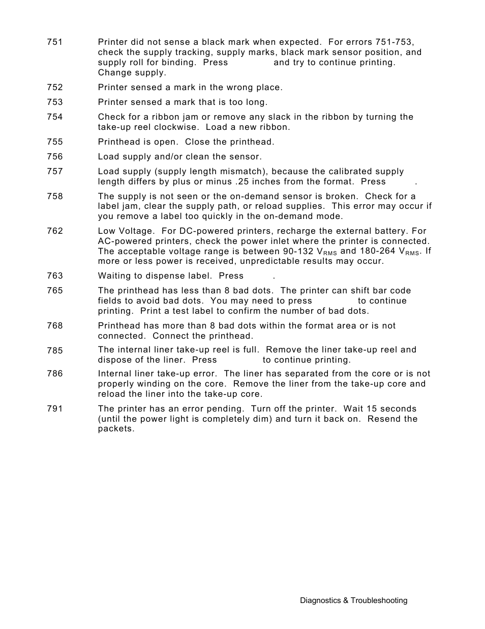 Avery Dennison Monarch 9906 Operator Handbook User Manual | Page 101 / 116