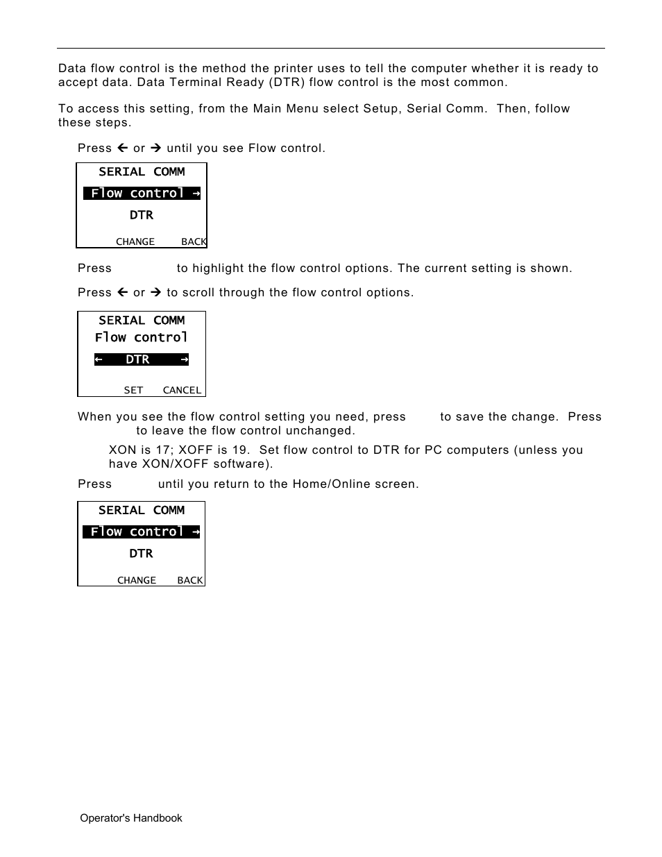 Setting the flow control, Setting the flow control -6 | Avery Dennison Monarch 9906 Operator Handbook User Manual | Page 50 / 116