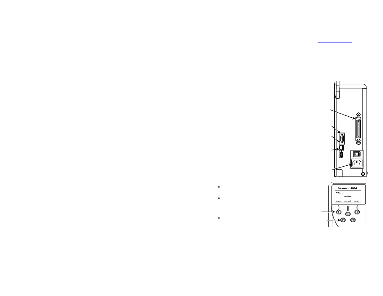 Manuel de reference rapide, Utilisation du panneau de commandes | Avery Dennison Monarch 9906 Quick Reference User Manual | Page 13 / 48