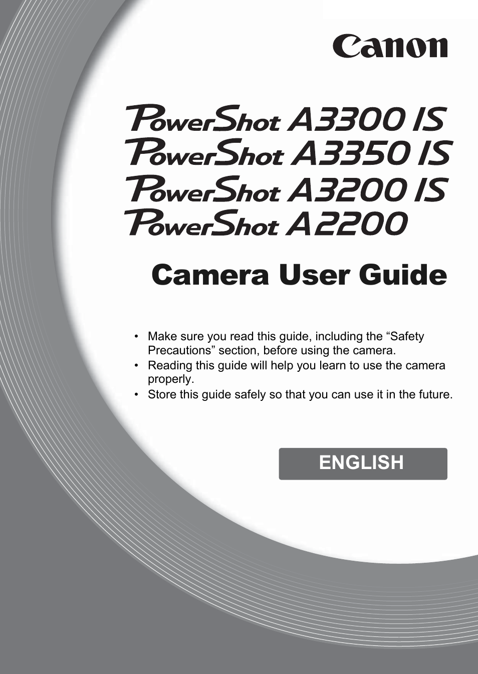 Canon A3350 IS User Manual | 201 pages