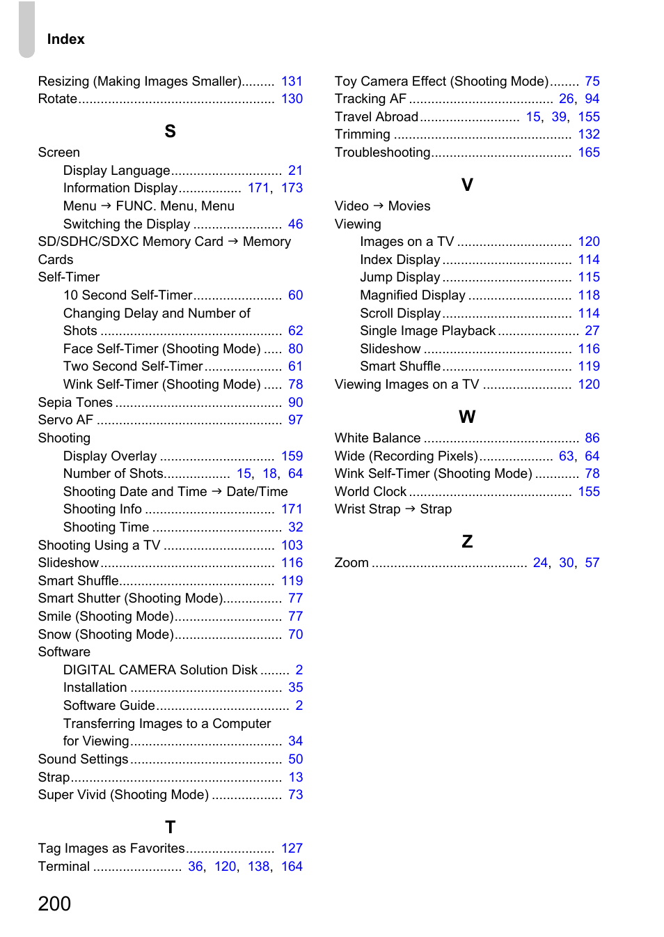 Canon A3350 IS User Manual | Page 200 / 201