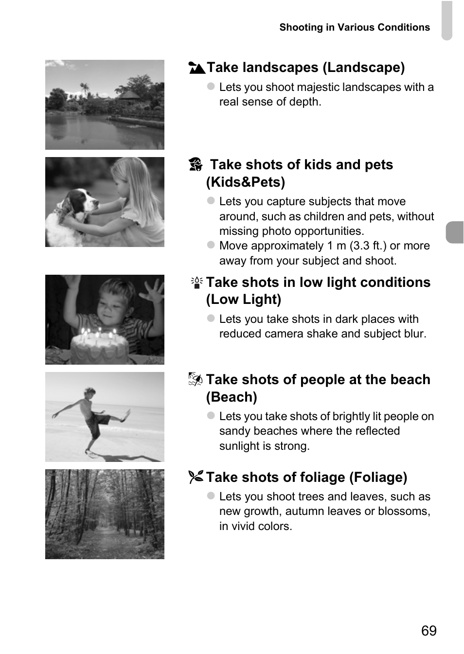 P. 69) | Canon A3350 IS User Manual | Page 69 / 201