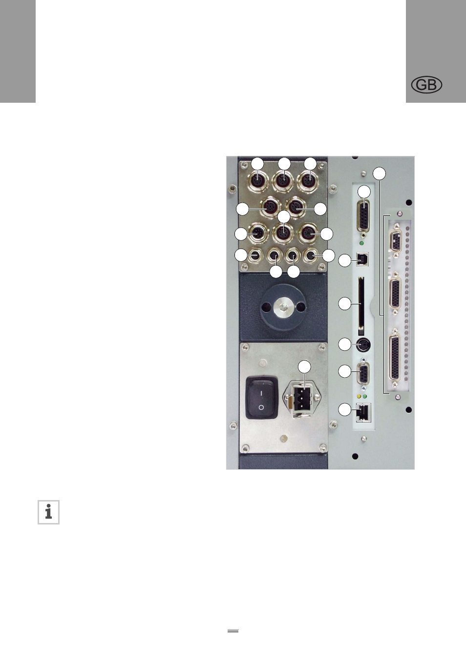 3 connection arrangement, Connections on the rear side of the device, Roduct | Description, Verview, Connection arrangement | Avery Dennison ALS 306 User Manual | Page 14 / 57