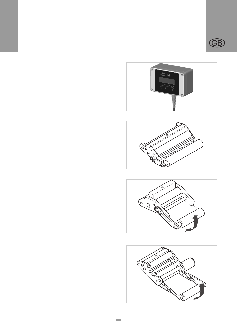 2 options, External control panel, Fixed dispensing edge | Swivelling dispensing edge, Spring-loaded dispensing edge, 2 . 2 o p t i o n s, Roduct, Description, Ptions | Avery Dennison ALS 306 User Manual | Page 20 / 57