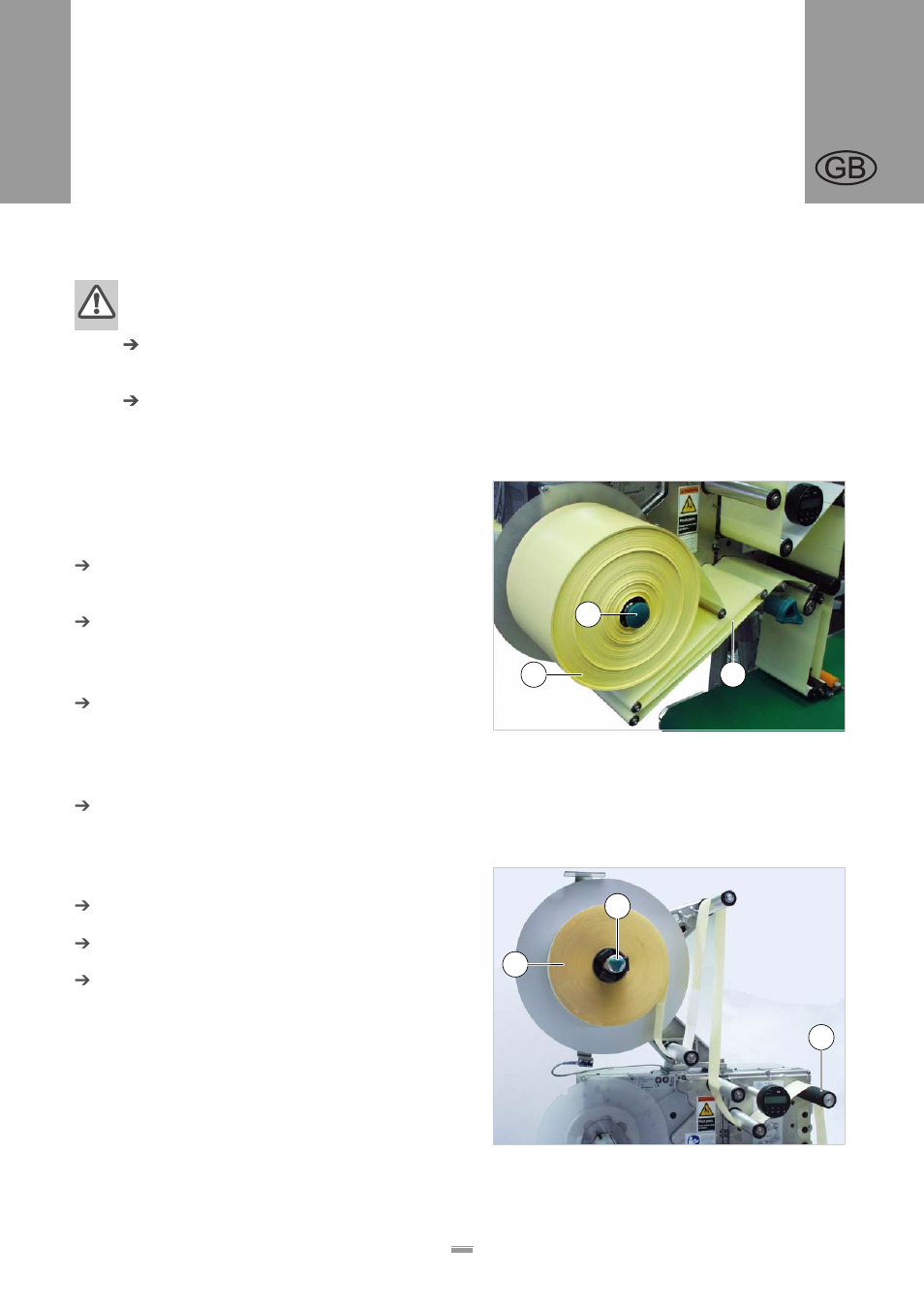 2 inserting a label roll, Removing spent backing paper, Removing glue residue | Inserting a new label roll | Avery Dennison ALS 306 User Manual | Page 34 / 57