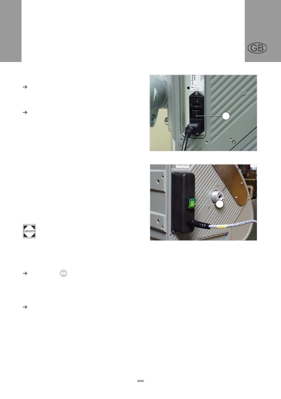 4 operation, 1 start-up and shutdown, 1 turning on the unit | 2 starting label dispensing, Dispensing with a product sensor, Dispensing without a product sensor, 3 stopping the dispensing process, 4 . 1 s t a r t - u p a n d s h u t d o w n, Als 104 gb | Avery Dennison ALS 104 User Manual | Page 36 / 45