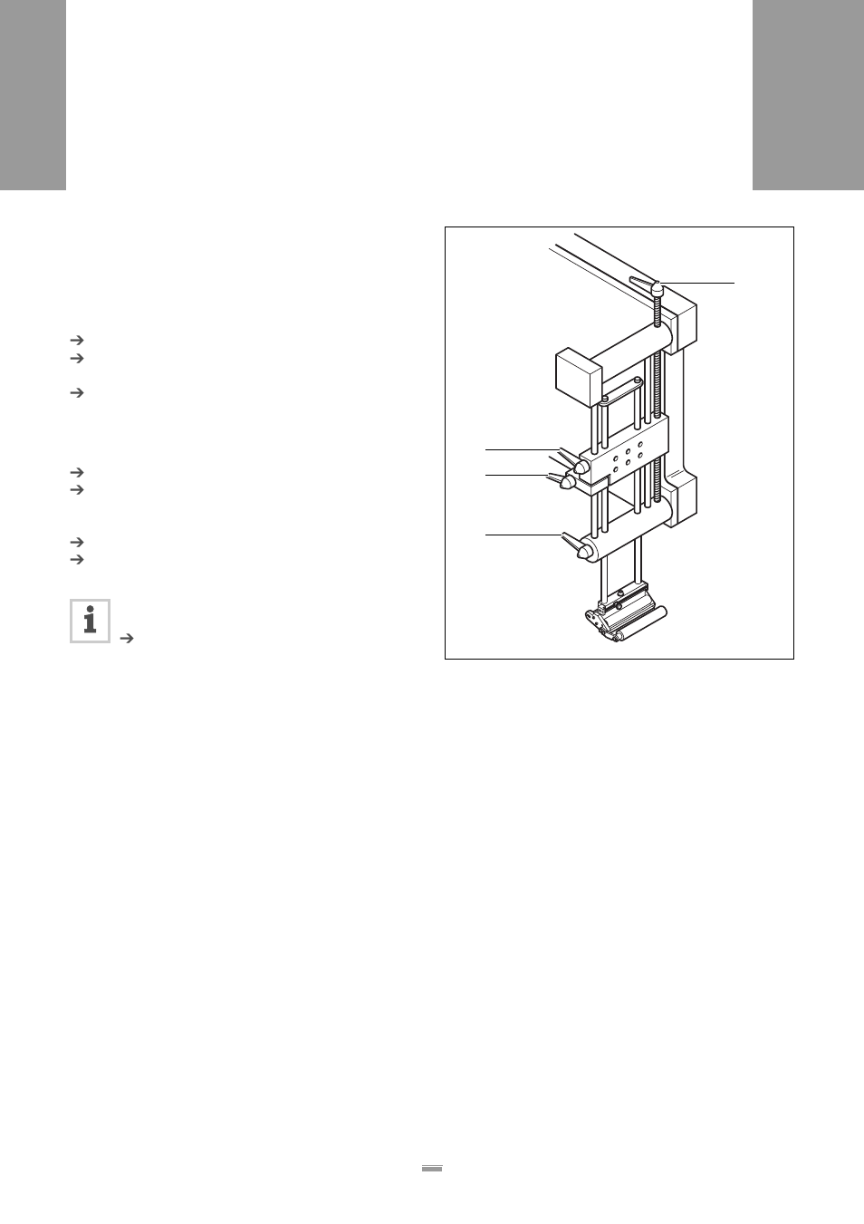 Adjusting vertically, 4 adjust (optional) the position of the dispensing, Edge adjusting vertically | Avery Dennison ALS 350 User Manual | Page 45 / 100