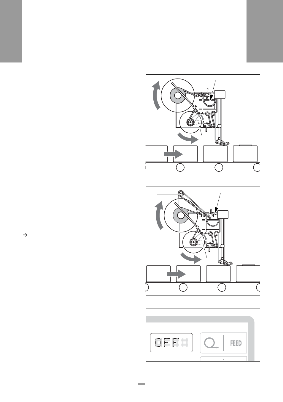 Unwind unit, Rewind unit, 3 stop/end the label dispensing | Unwind unit rewind unit | Avery Dennison ALS 350 User Manual | Page 50 / 100