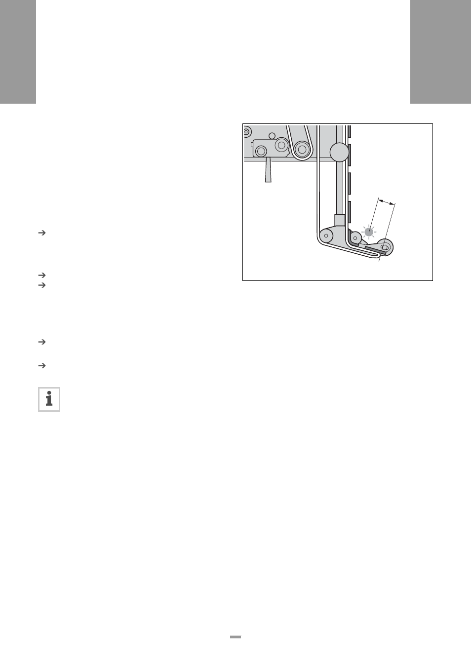 Set distance, 8 distance from the label stop sensor to the dis, Pensing edge (e–ss) set distance | Avery Dennison ALS 350 User Manual | Page 73 / 100