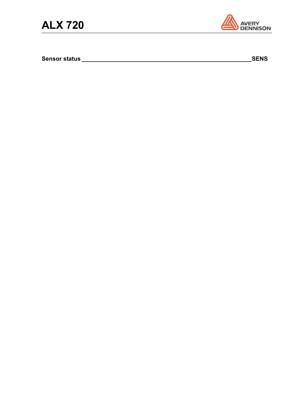 Alx 720 | Avery Dennison ALX 720 User Manual | Page 49 / 124