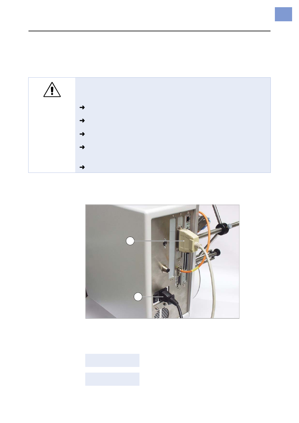 Basic operating procedures, Connecting the device | Avery Dennison ALX 924 Operating Manual User Manual | Page 10 / 18