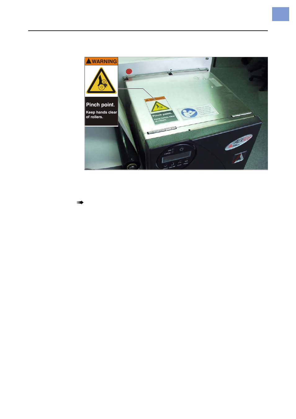 Warning notices | Avery Dennison ALX 924 Operating Manual User Manual | Page 6 / 18