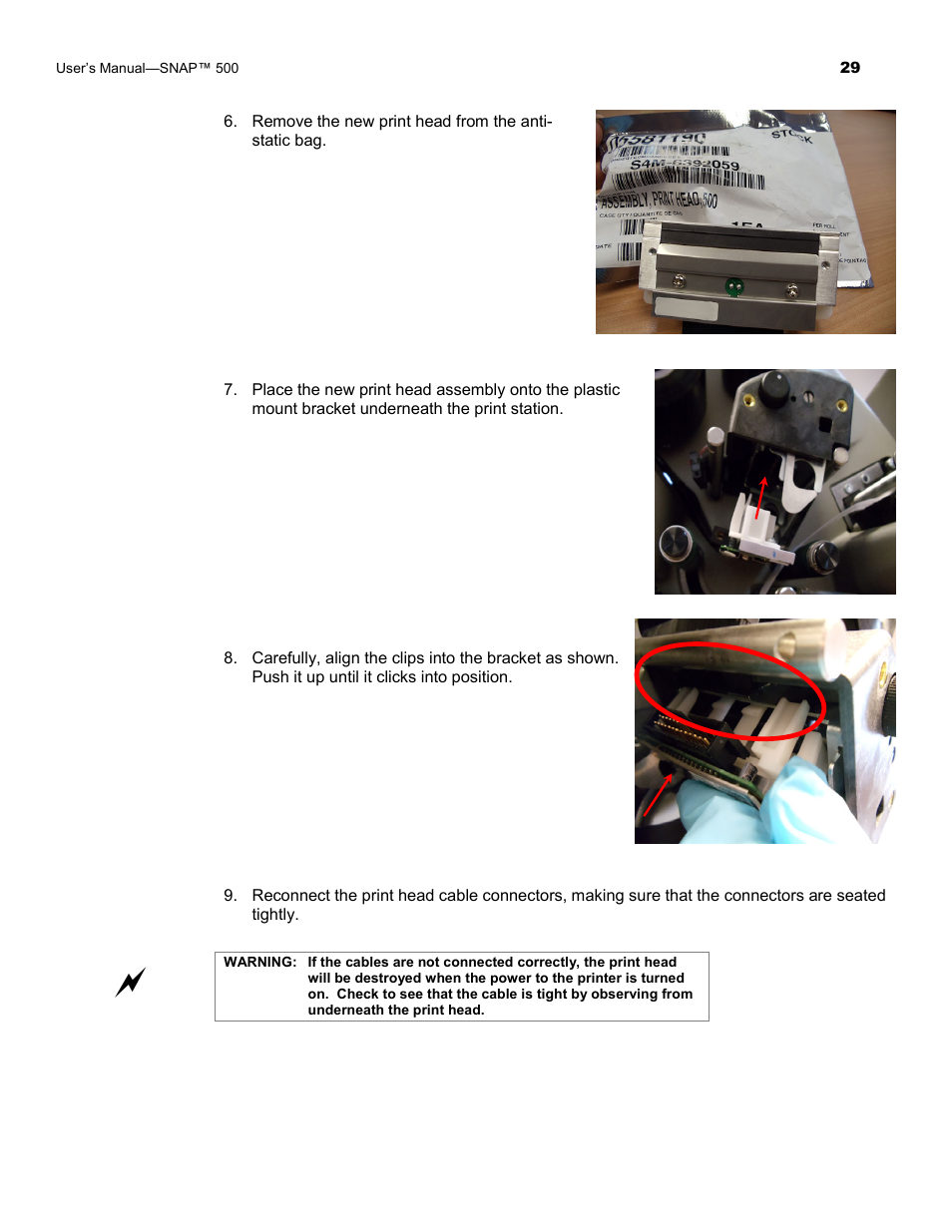 Avery Dennison SNAP 500 Operator Guide User Manual | Page 29 / 34