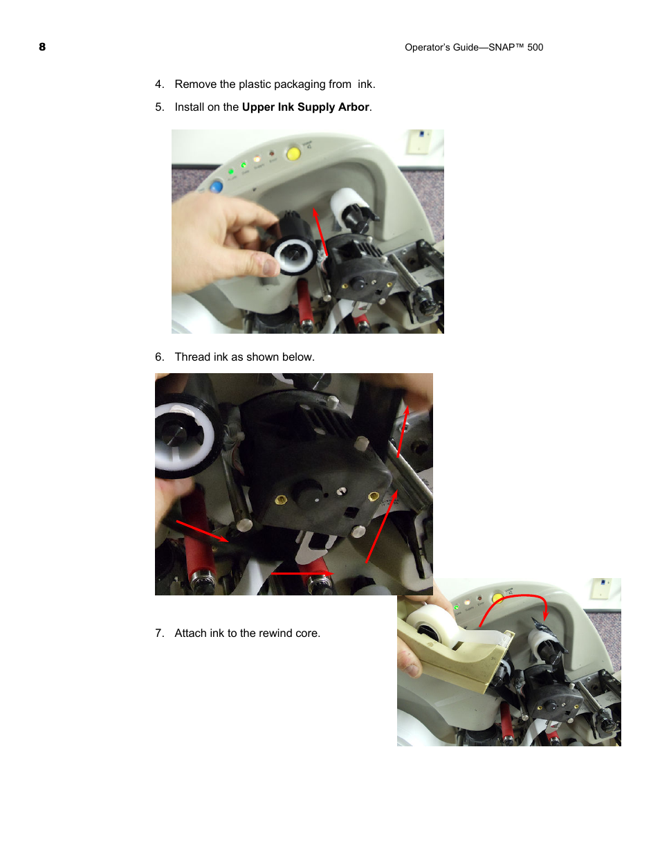 Avery Dennison SNAP 500 Operator Guide User Manual | Page 8 / 34