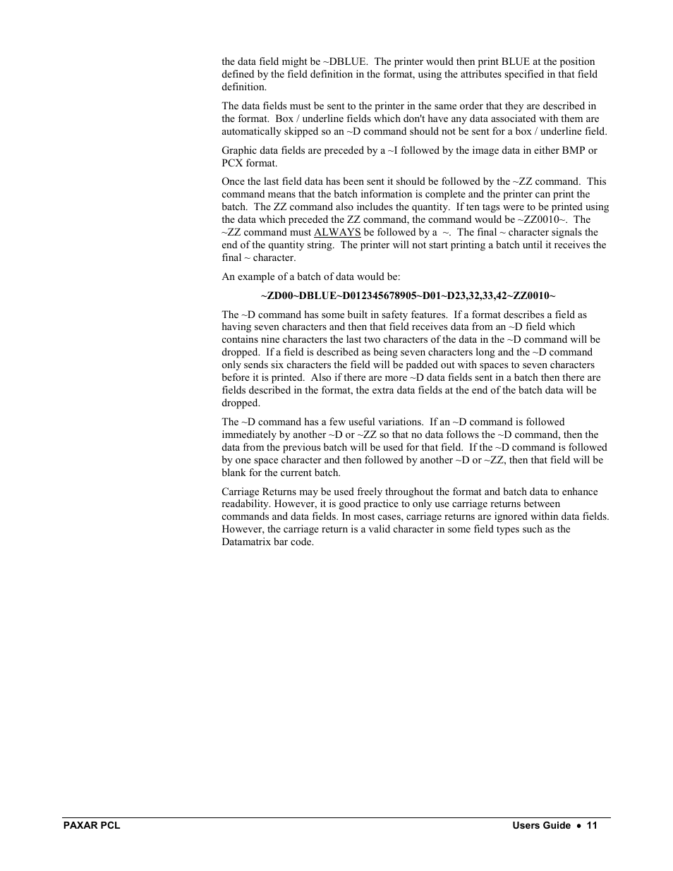 Avery Dennison PCL User Manual | Page 13 / 93